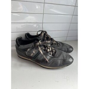 Hugo Boss Orange Men's Lo Pro Fashion Sneakers Shoes Grey/Brown EU 40 US 7